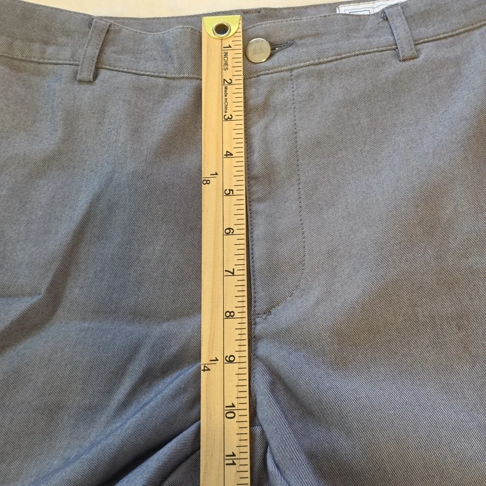 Mizzen & Main Performance Chino Mens Pants 34x29 Solid Light Blue Cotton Blend
